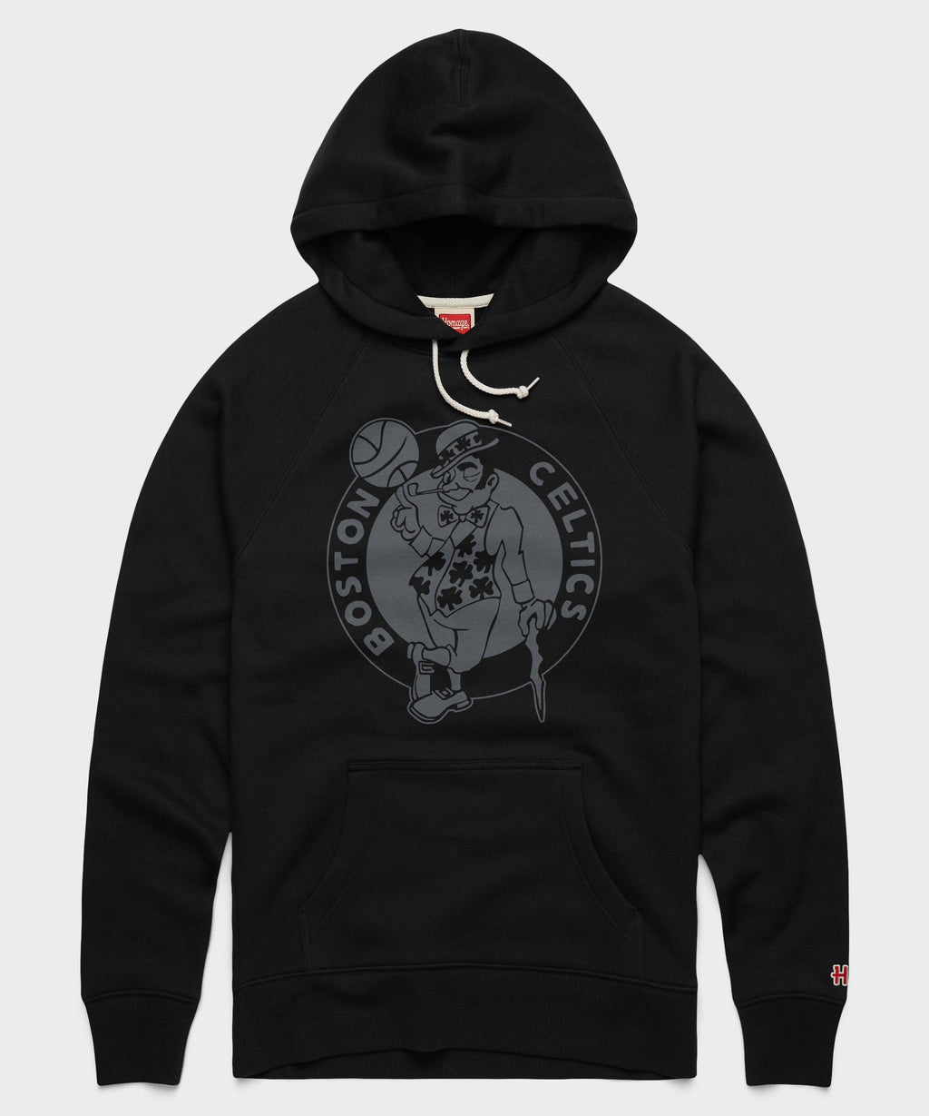 Boston Celtics Logo Blackout Hoodie product image 1