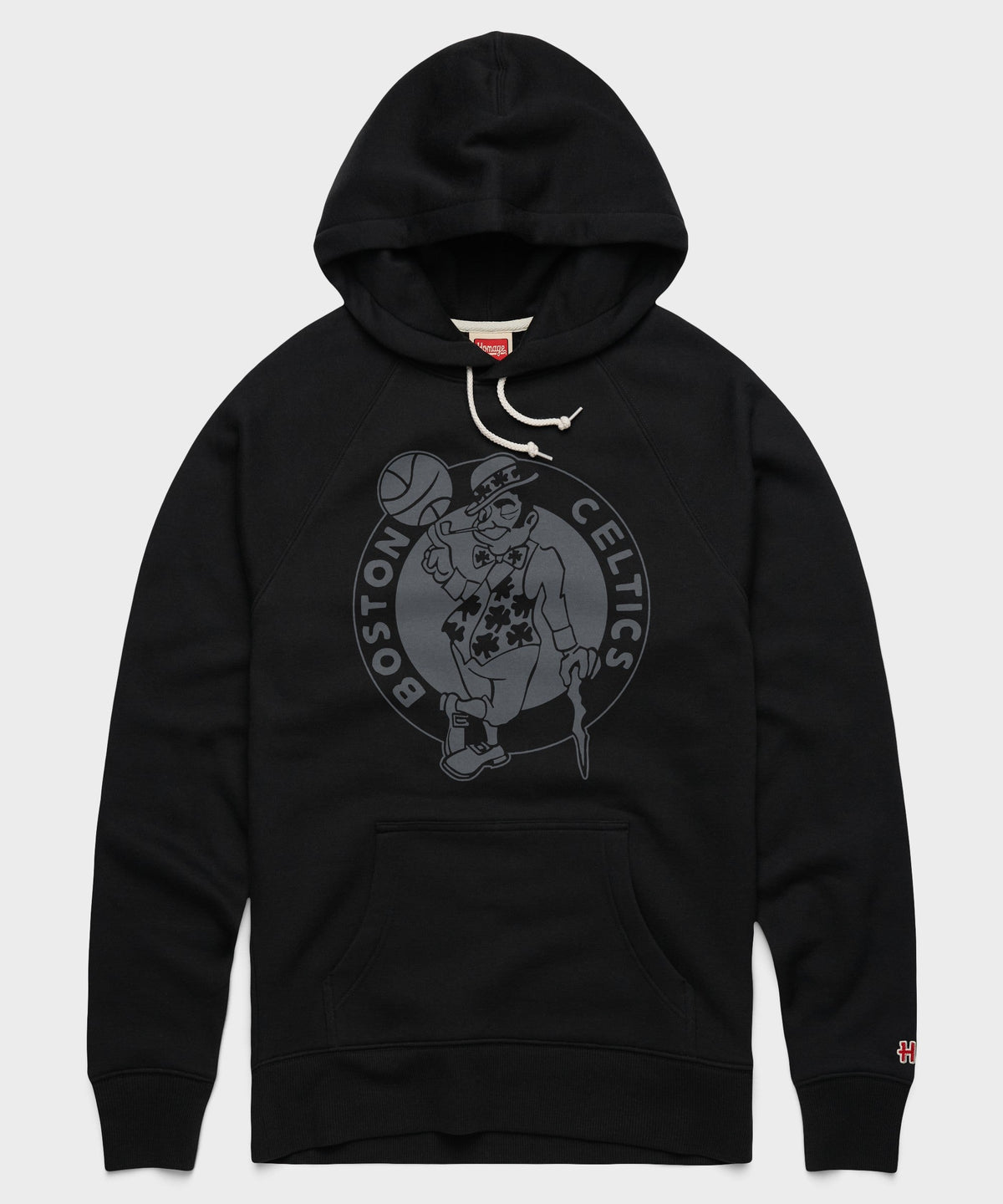 Boston Celtics Logo Blackout Hoodie product image 1